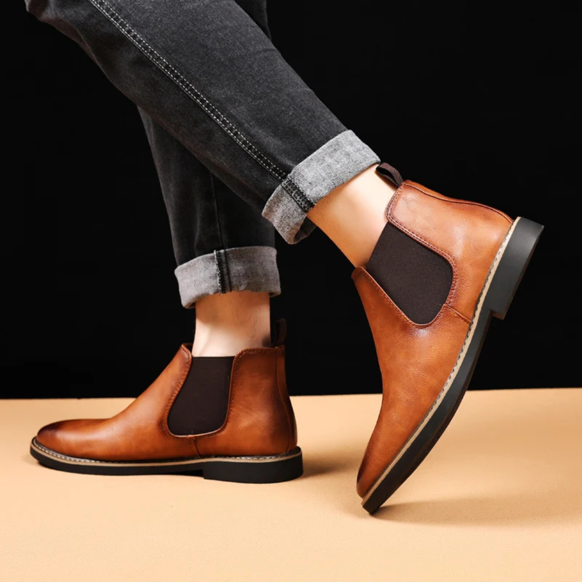 The Piacenza - Bottes Chelsea Classiques en Cuir Tendance pour Hommes