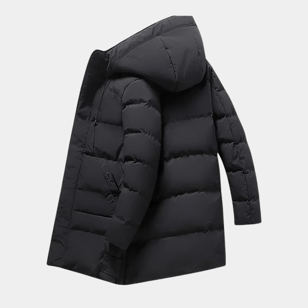 The Otranto - Veste longue à capuche pour homme avec rembourrage en coton