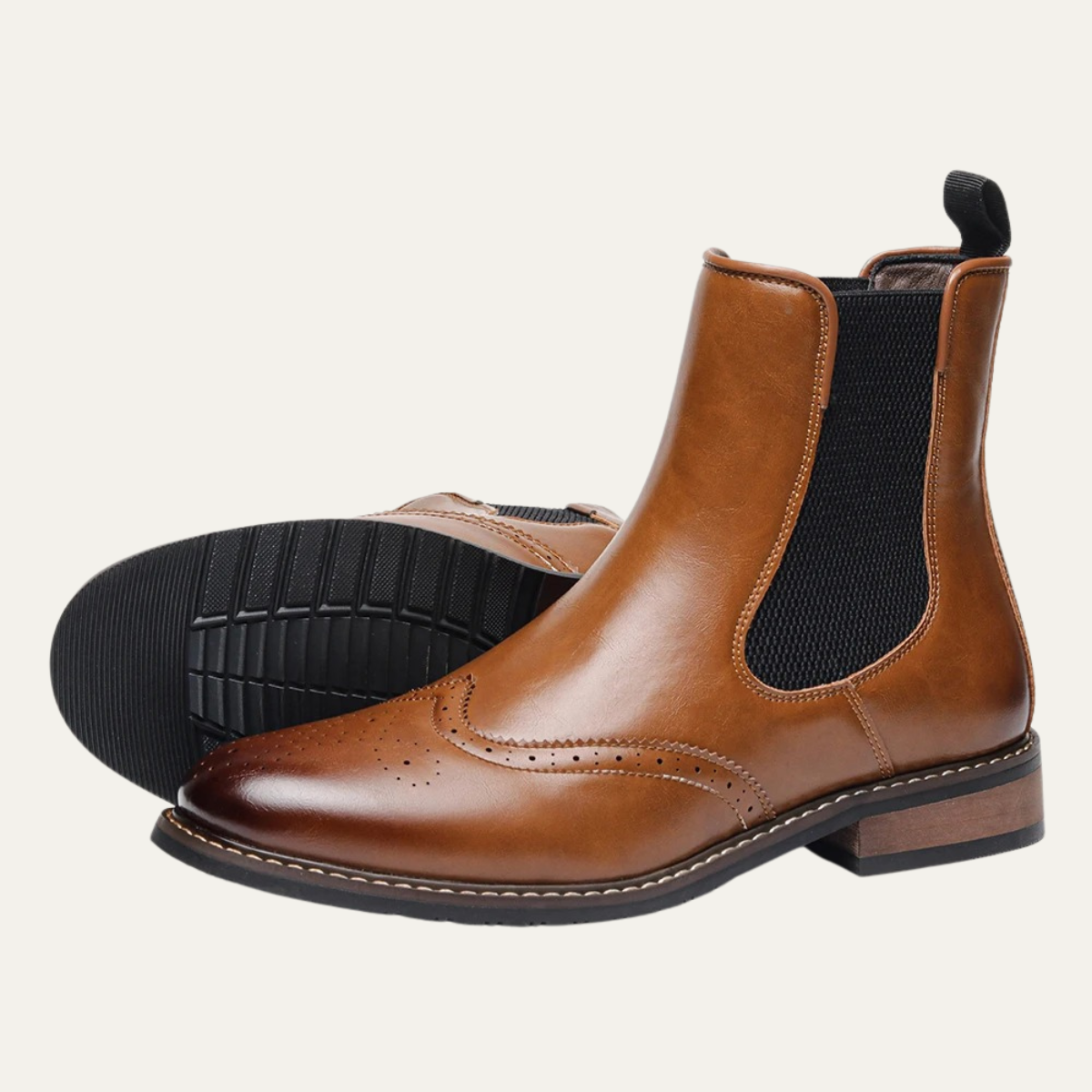 The Margate Bottines Chelsea Classiques en Cuir à Enfiler pour Homme