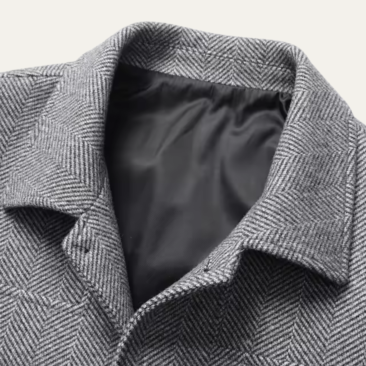 The Winslow - Veste d'extérieur chaude à chevrons pour homme avec poches