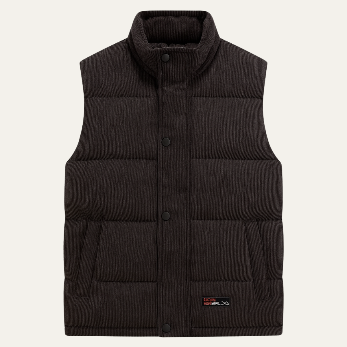 The Gubbio – Gilet Doudoune Homme Sans Manches Velours Côtelé
