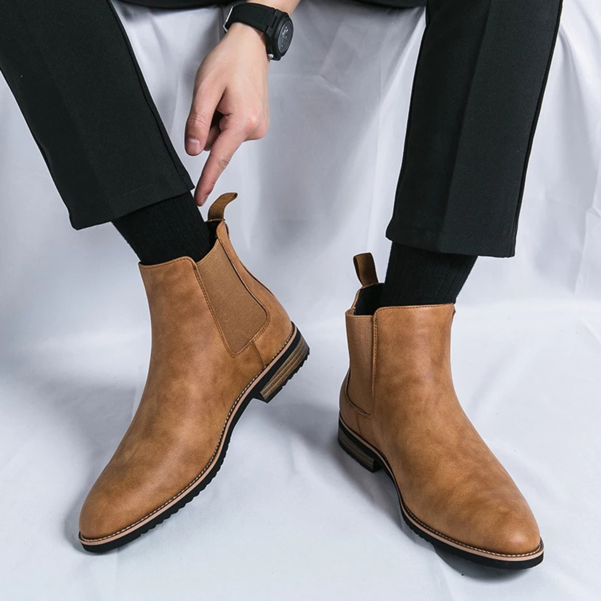 The Alderton - Bottines Chelsea Élégantes Pour Hommes
