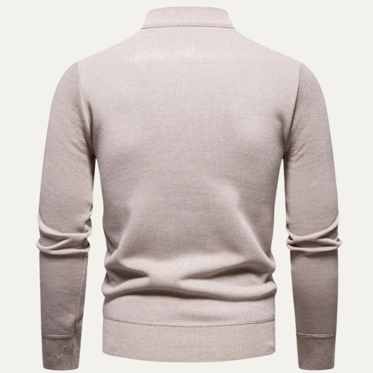 The Pesaro - Pull polaire à col montant et demi-zip pour homme