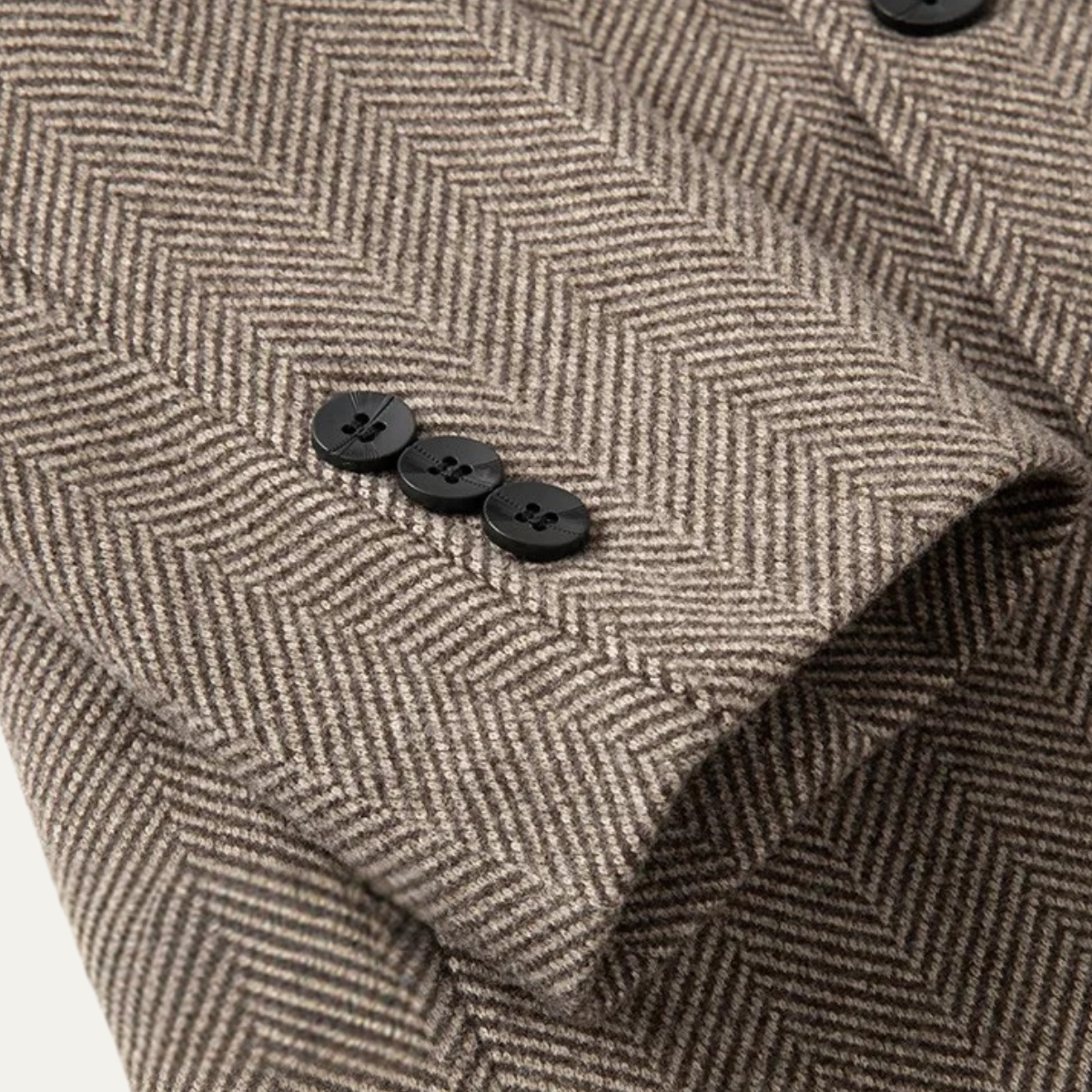The Cambridge - Manteau Long Slim Fit en Laine Mélangée pour Hommes