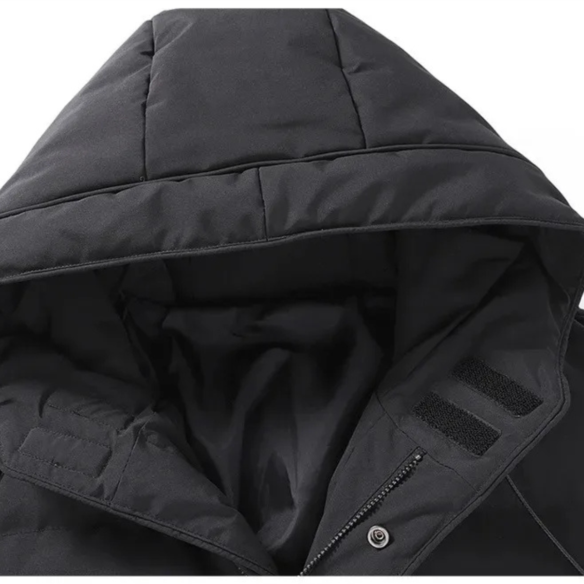 The Otranto - Veste longue à capuche pour homme avec rembourrage en coton