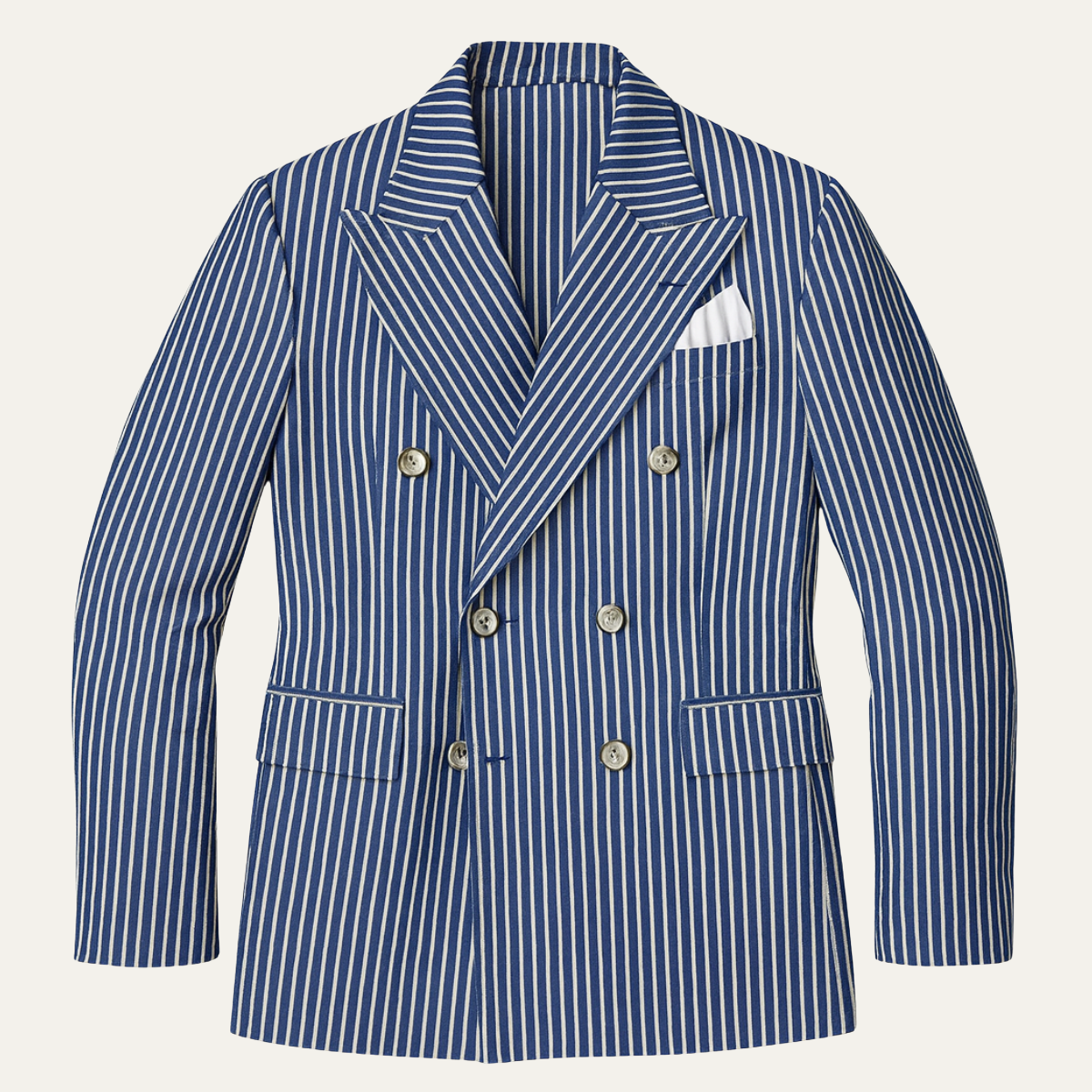 The Pantelleria - Blazer Double Boutonnage Rayé pour Homme