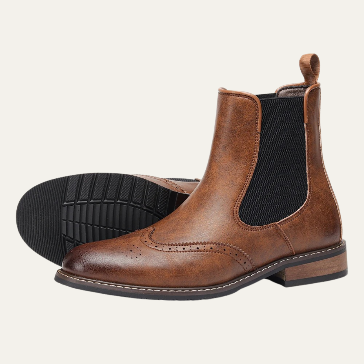 The Margate Bottines Chelsea Classiques en Cuir à Enfiler pour Homme