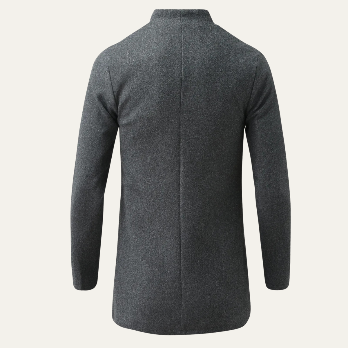 The Collingwood - Manteau d'hiver élégant pour homme, en laine mélangée, à simple boutonnage