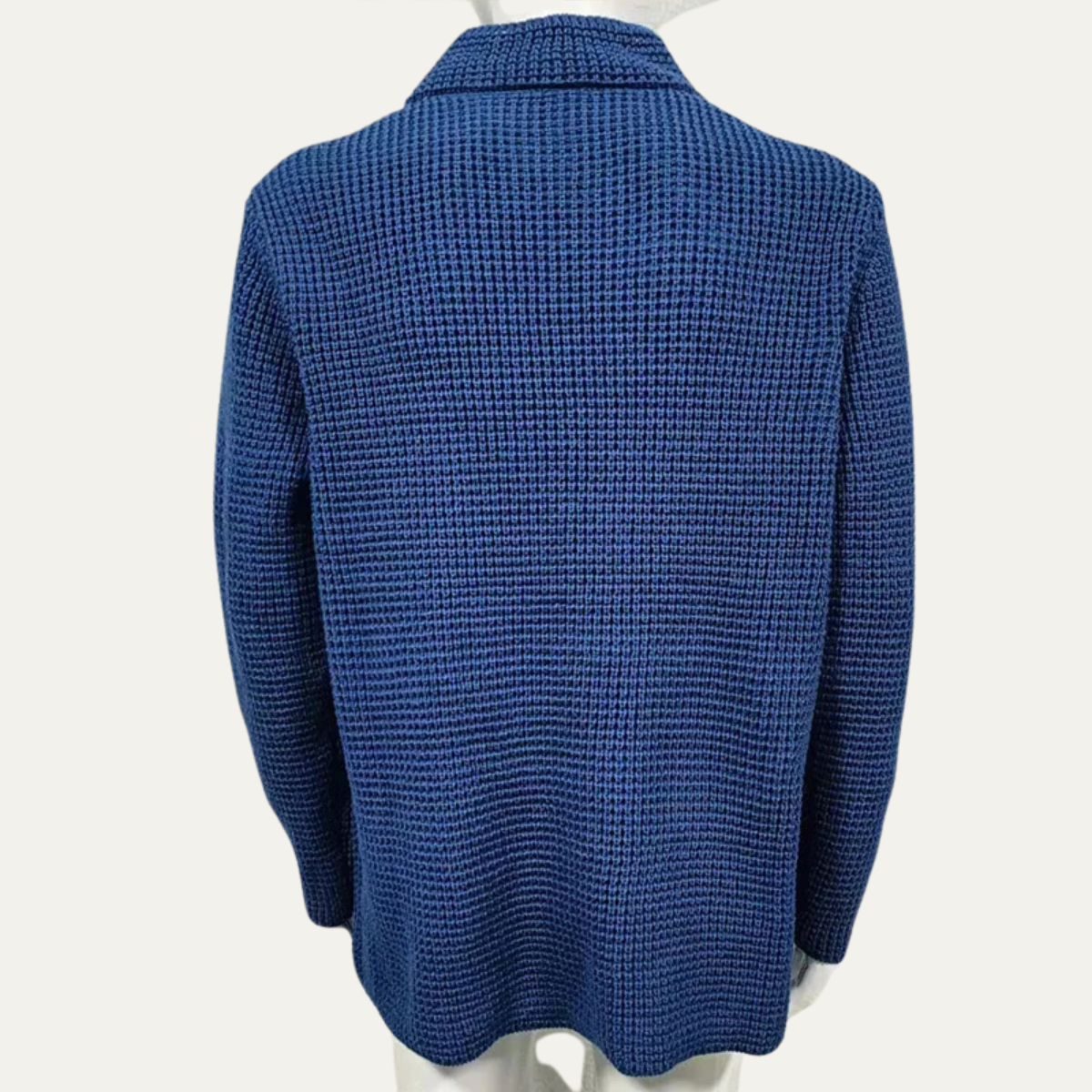 The Silverton - Cardigan en Tricot à Col Montant pour Hommes