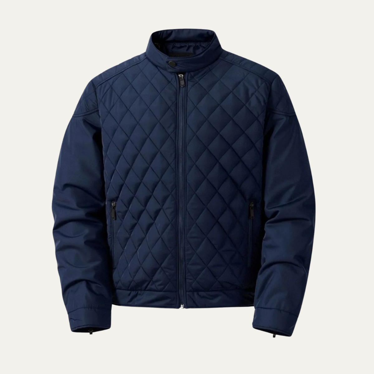 The Evoque Veste matelassée bleu marine pour homme – Style Old Money de luxe