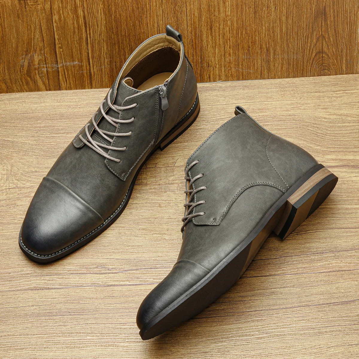The Briarstone - Bottines Casual Intelligentes en Cuir pour Homme