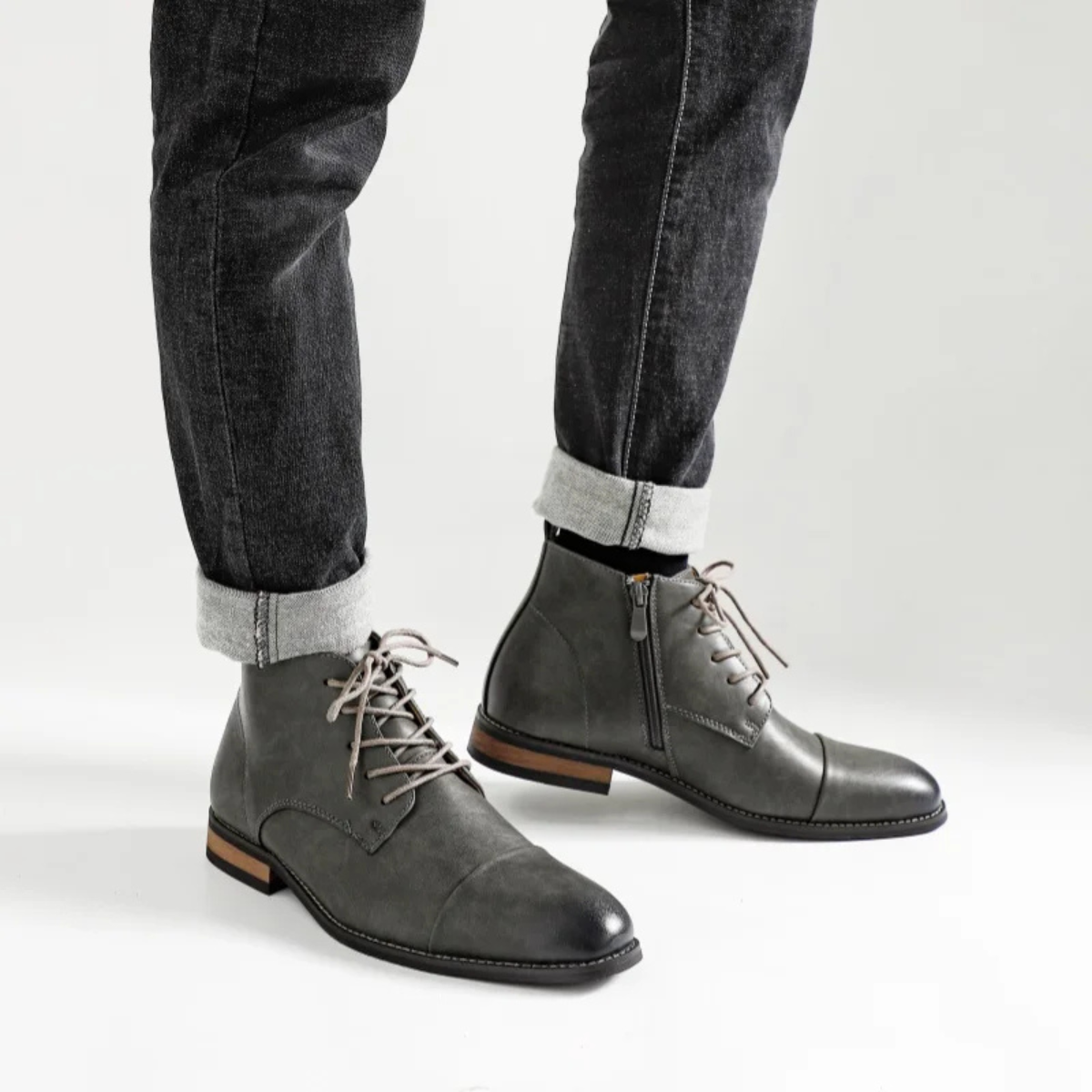 The Briarstone - Bottines Casual Intelligentes en Cuir pour Homme