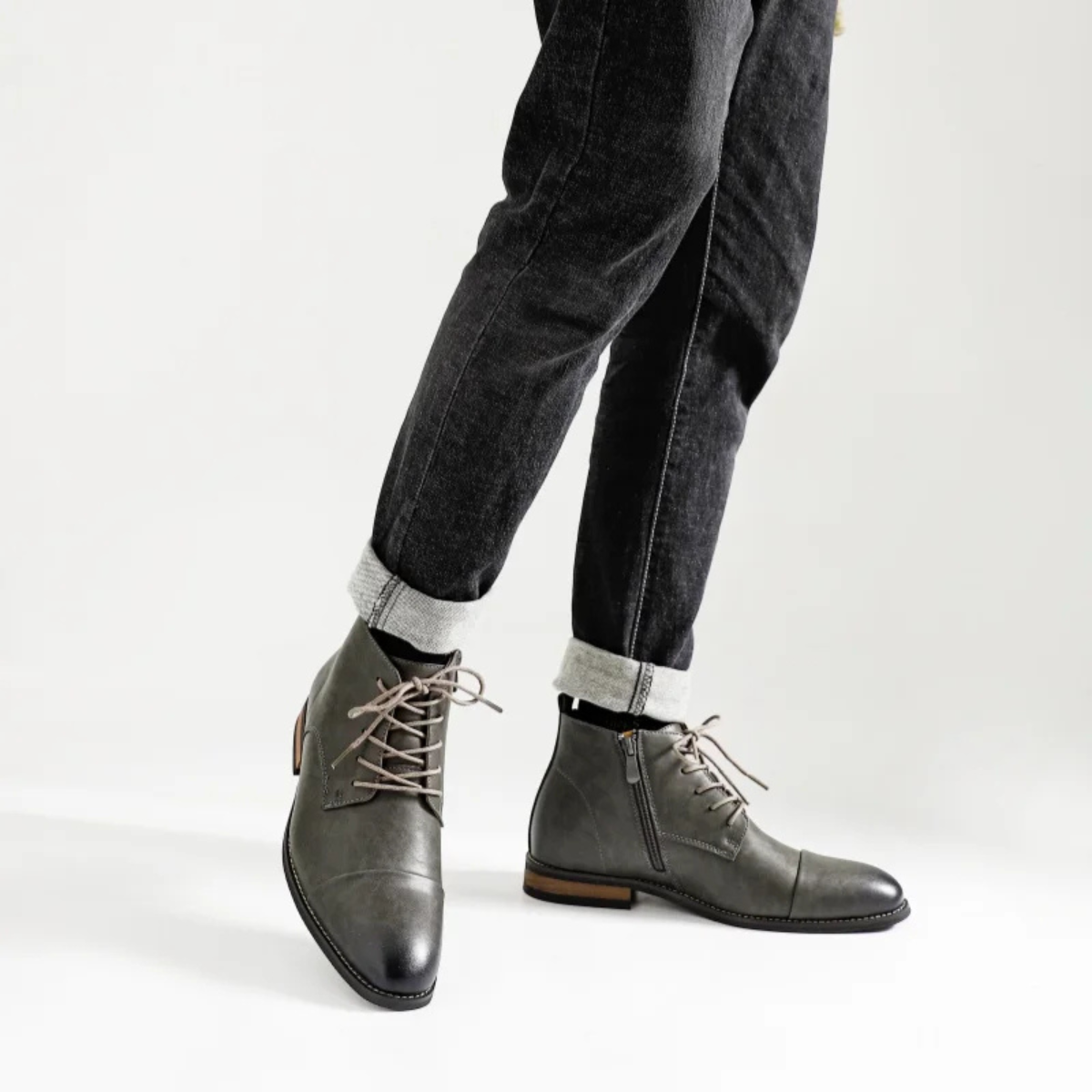 The Briarstone - Bottines Casual Intelligentes en Cuir pour Homme