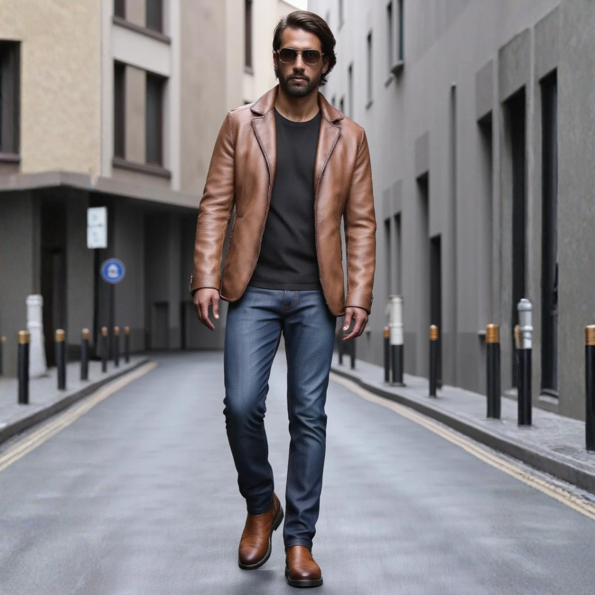 The Montalcino - Bottes Chelsea Classiques en Cuir Marron pour Homme