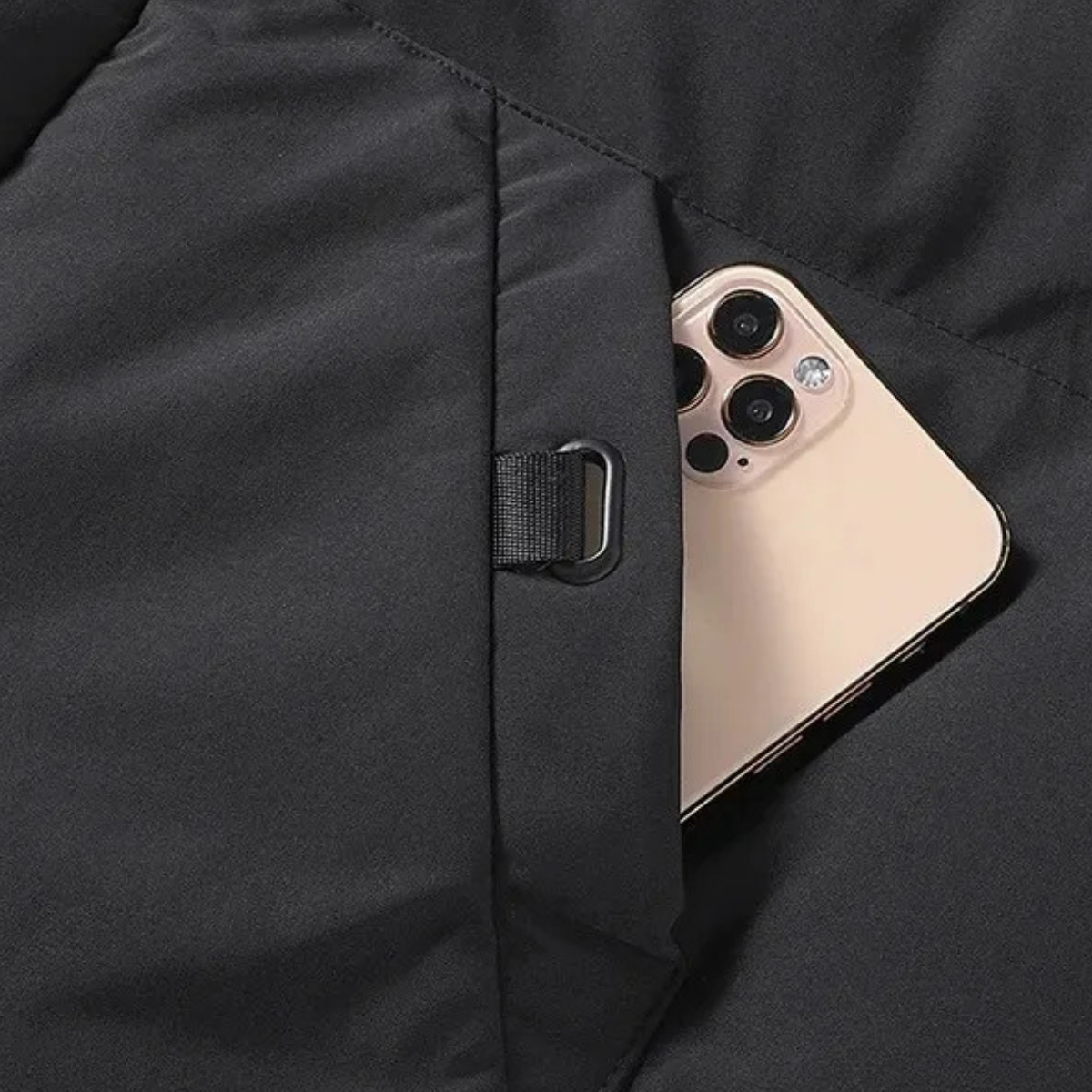 The Otranto - Veste longue à capuche pour homme avec rembourrage en coton