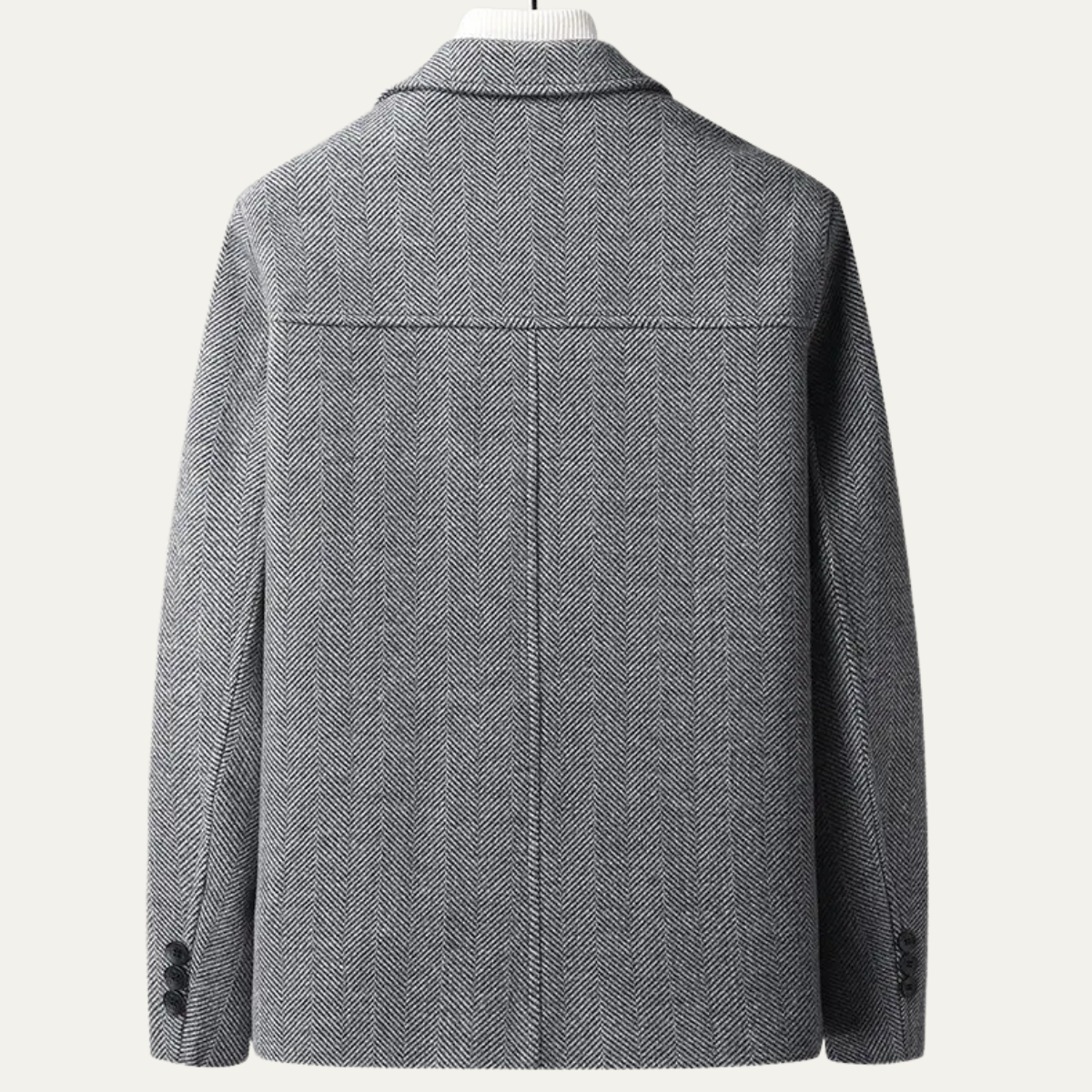 The Winslow - Veste d'extérieur chaude à chevrons pour homme avec poches