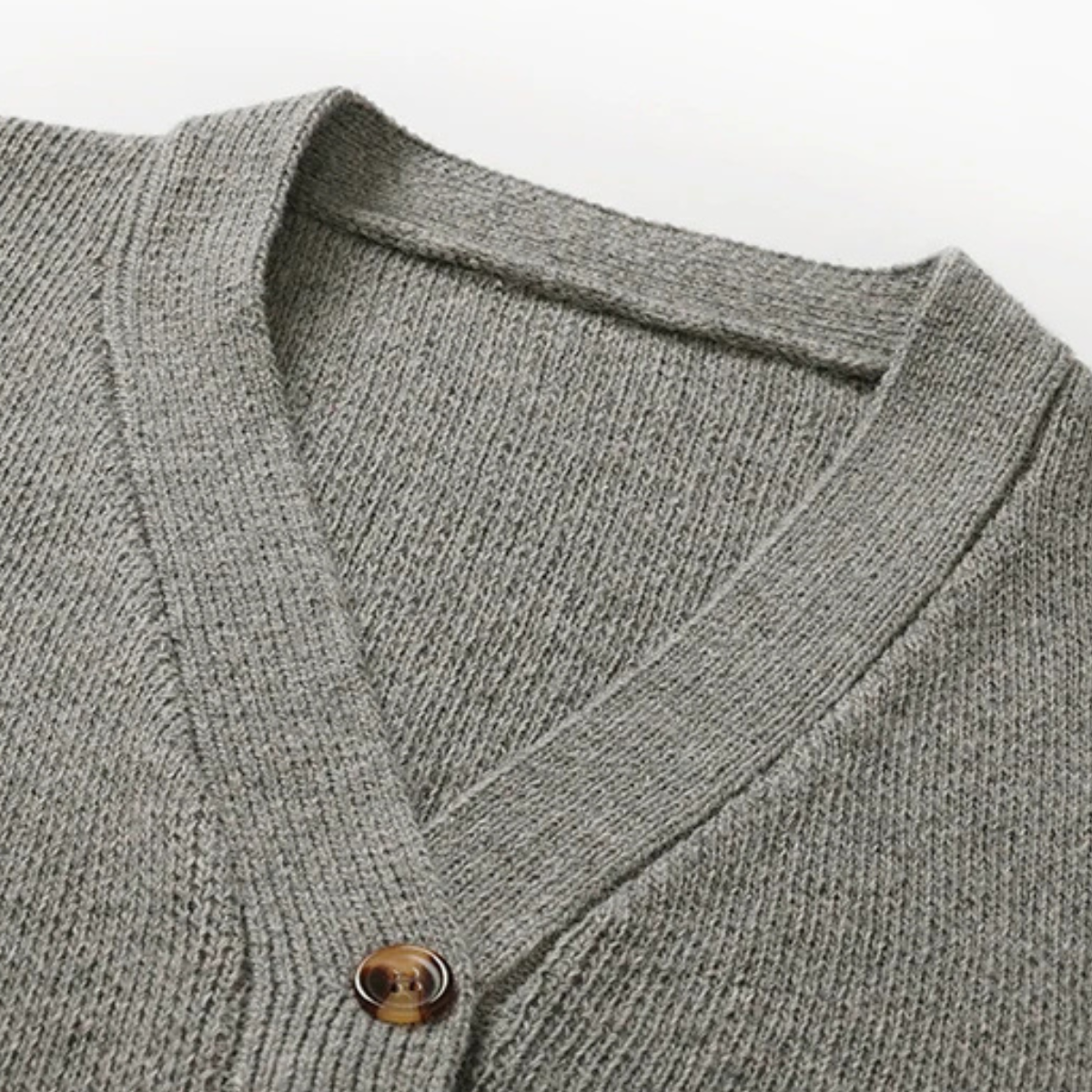 The Rosignano - Le Cardigan Tricoté à Col V Boutonné Décontracté pour Homme
