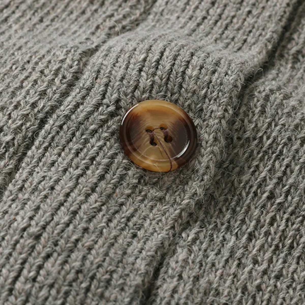 The Rosignano - Le Cardigan Tricoté à Col V Boutonné Décontracté pour Homme