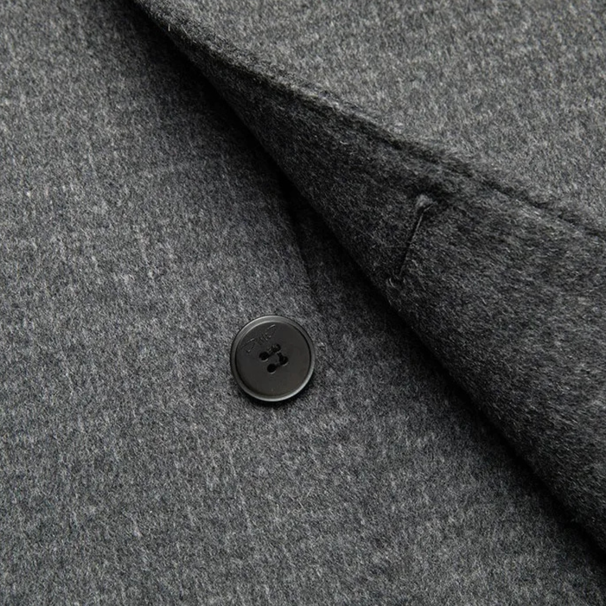 The La Villa - Manteau classique double face en laine pour homme