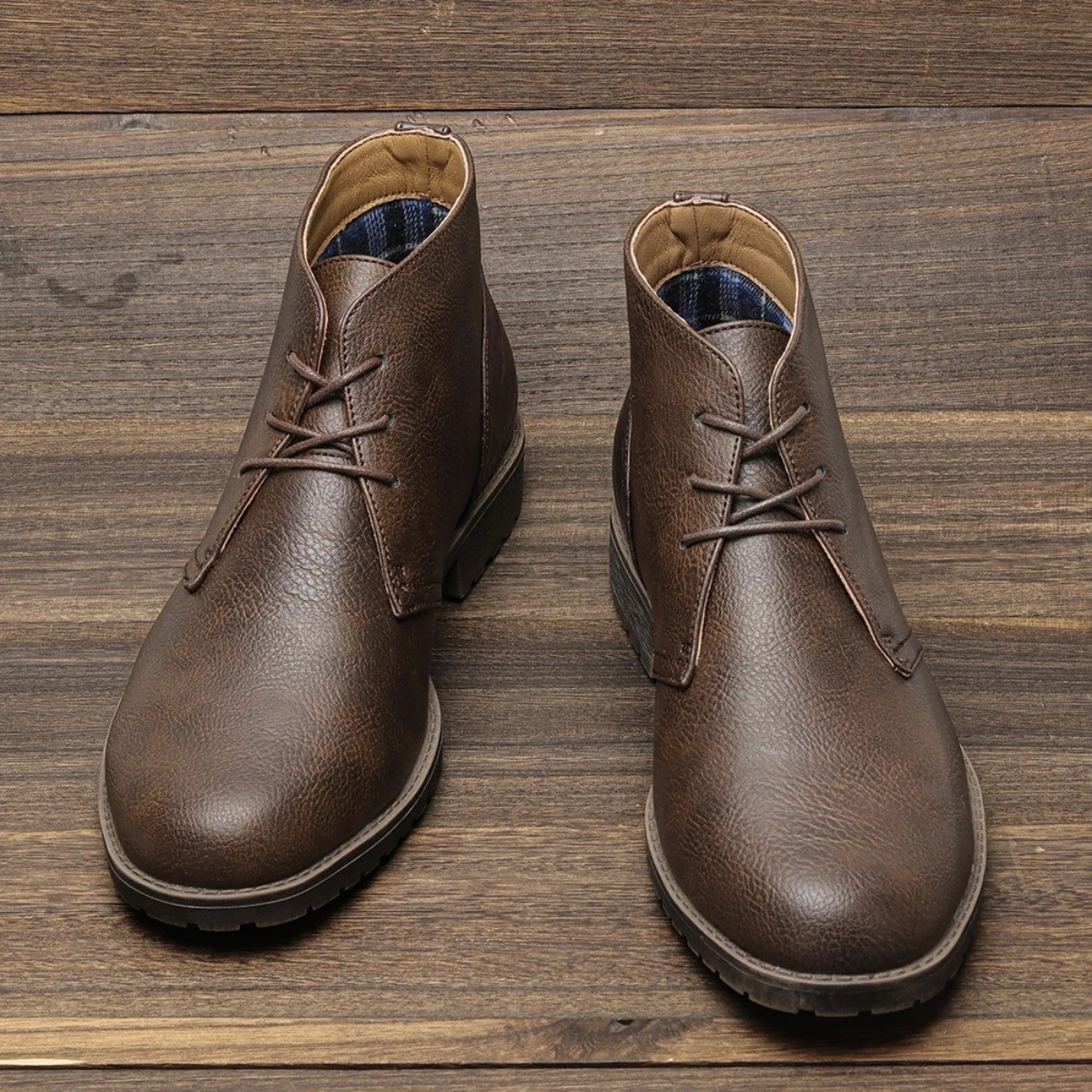 The Salisbury - Bottes en Cuir Classiques de Style Rétro pour Hommes