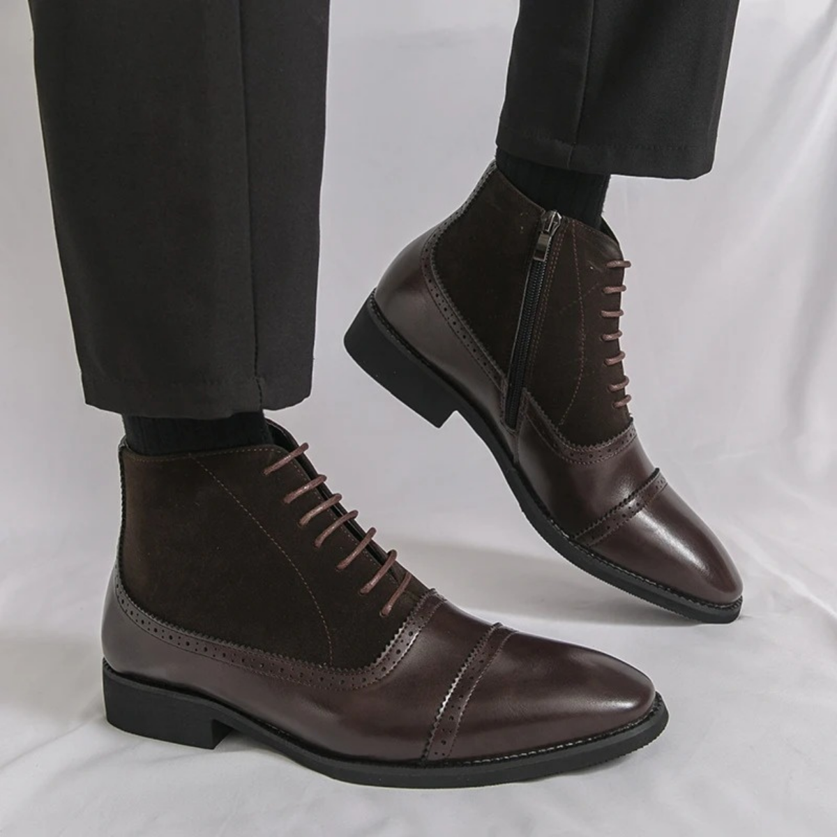 The Thistlewood Bottines Chelsea Élégantes en Cuir pour Homme