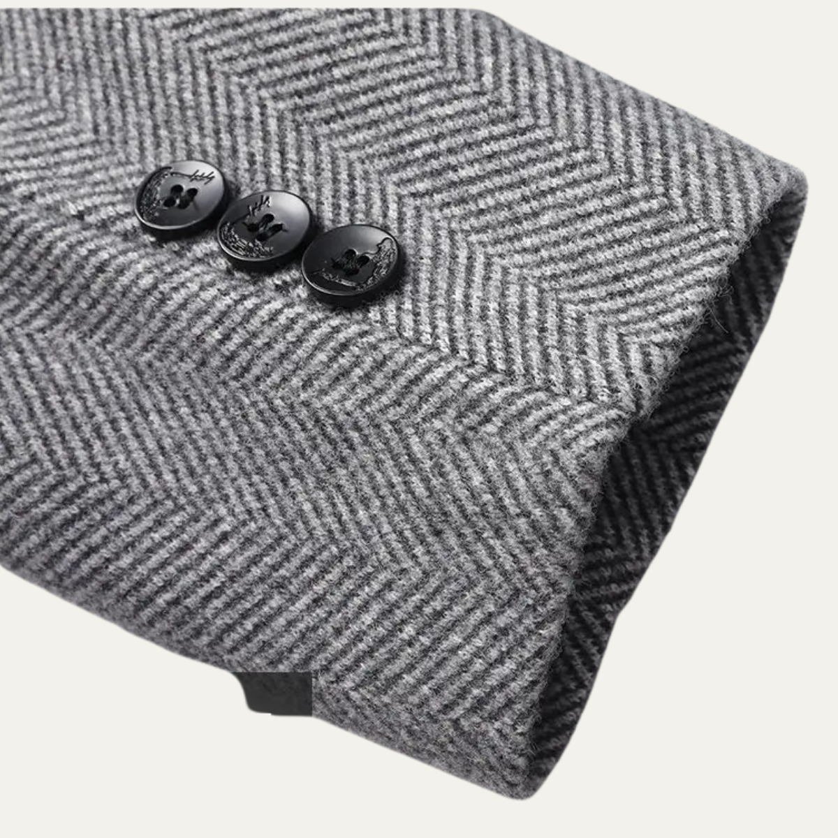 The Winslow - Veste d'extérieur chaude à chevrons pour homme avec poches
