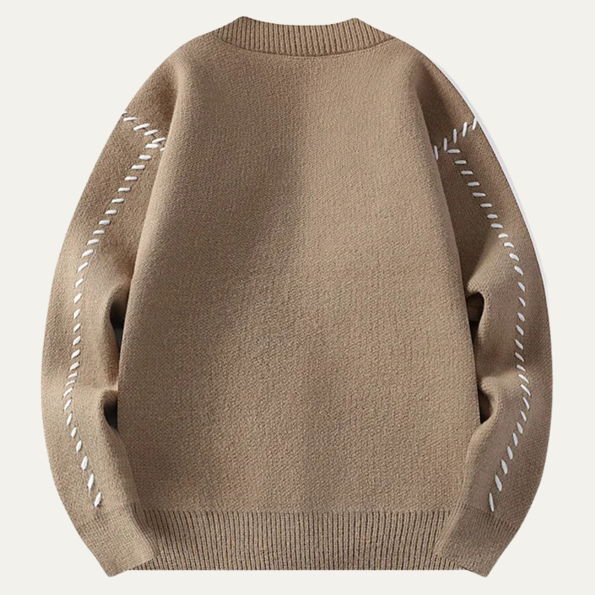 The Prosecco - Le Cardigan Tricoté à Boutons V Neck Casual pour Hommes