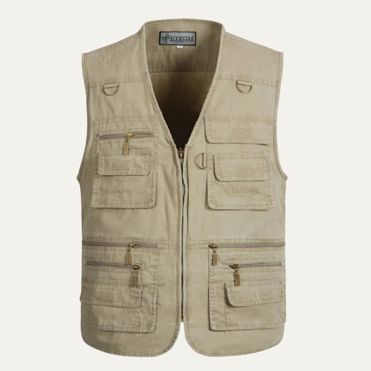 The Benevento – Gilet Homme Sans Manches Multi-Poches Coton Léger