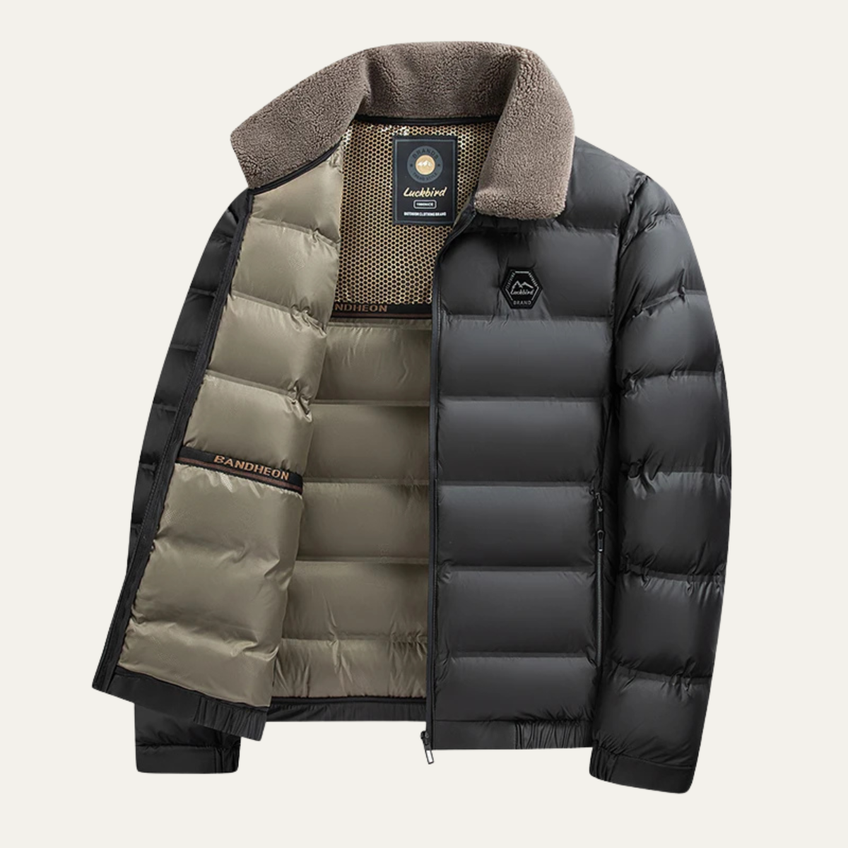 The Greenstead Veste matelassée rembourrée et chaude d’hiver pour homme