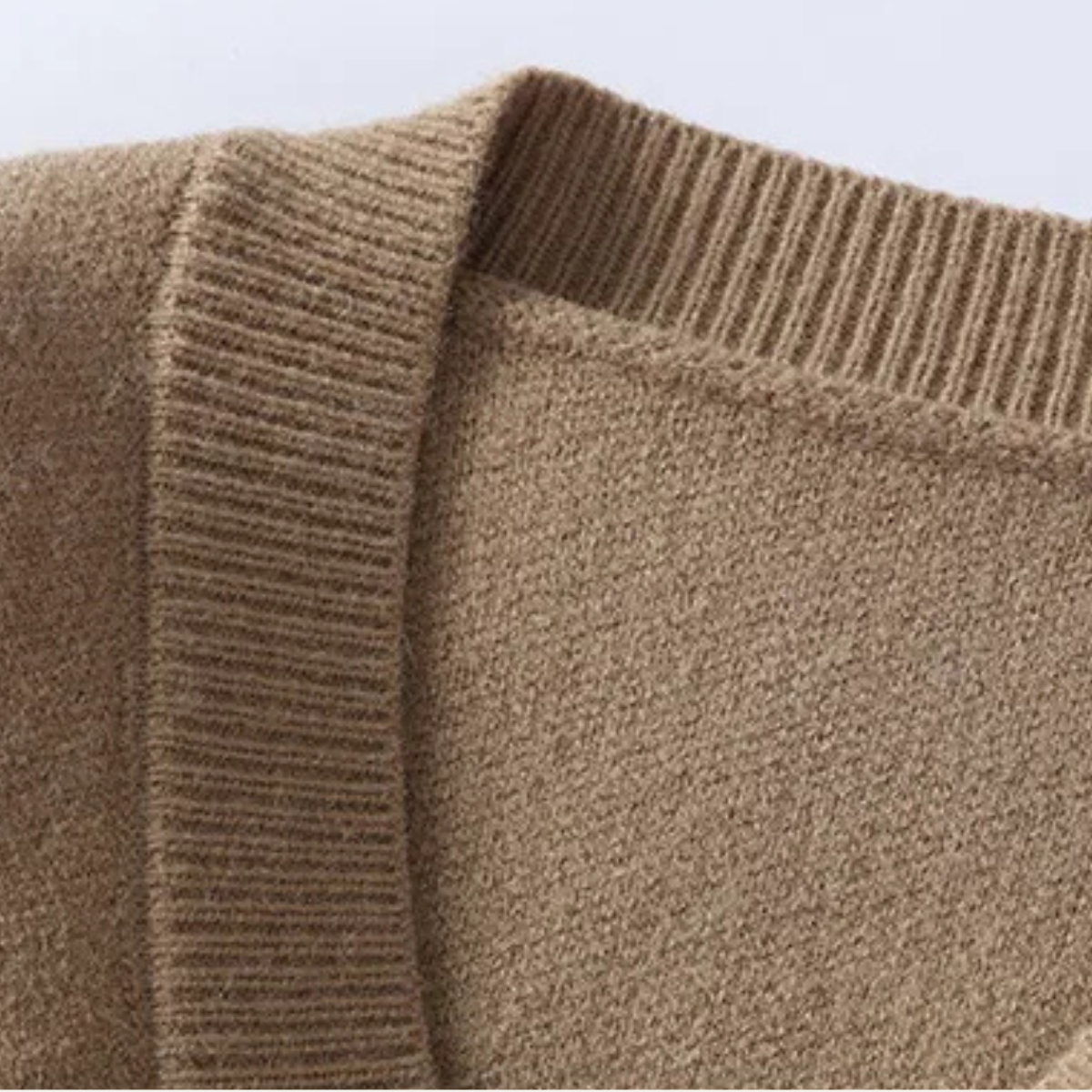 The Prosecco - Le Cardigan Tricoté à Boutons V Neck Casual pour Hommes