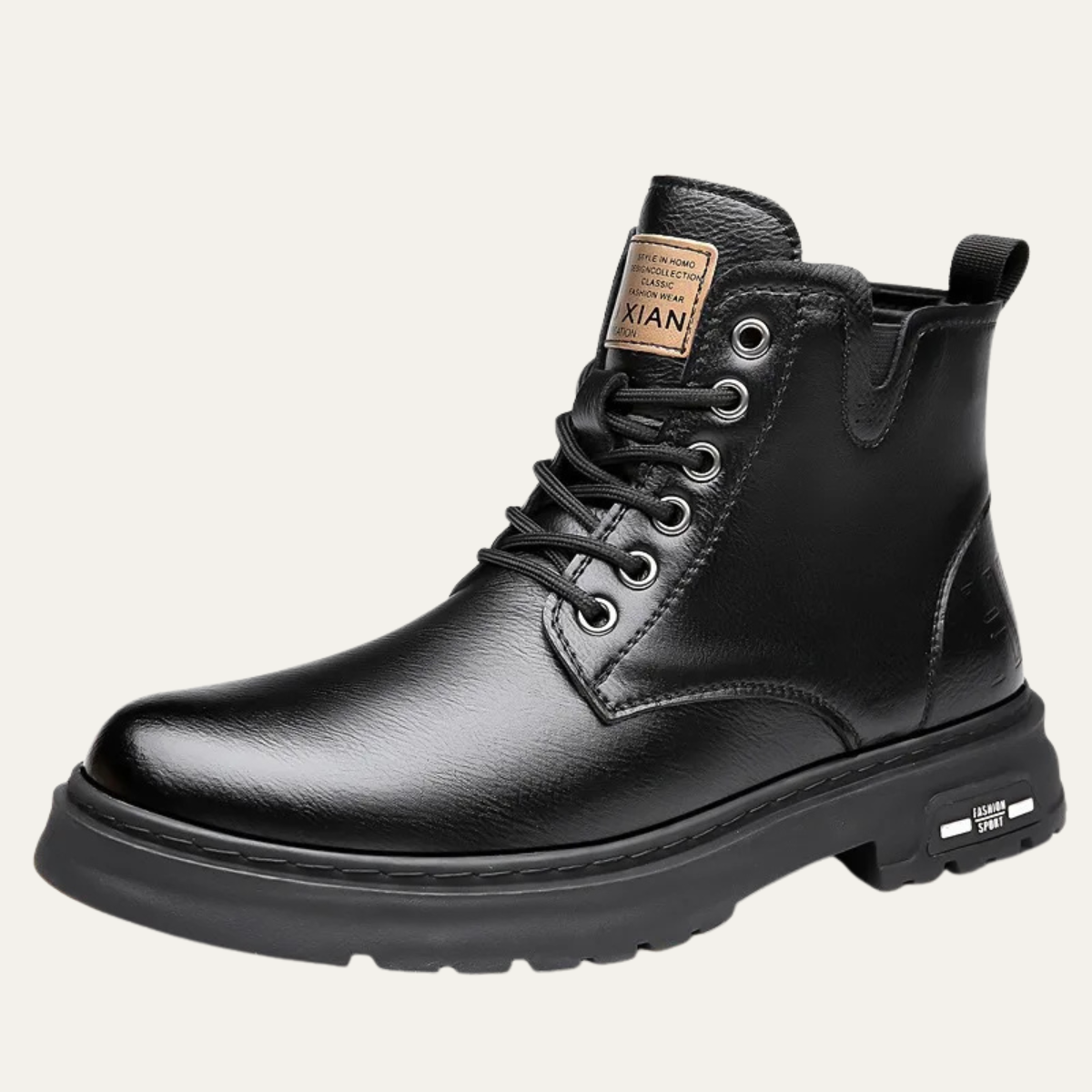 The Milazzo Bottines Montantes à Lacets en Cuir pour Homme