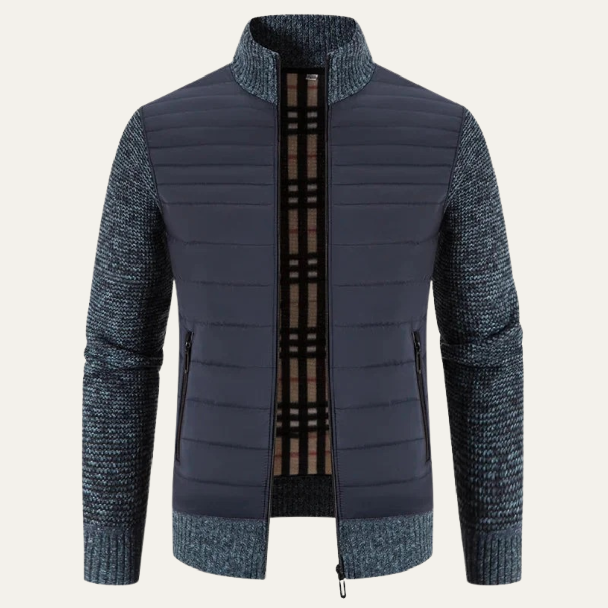 The Merino - Blouson d'hiver à manches tricotées pour homme