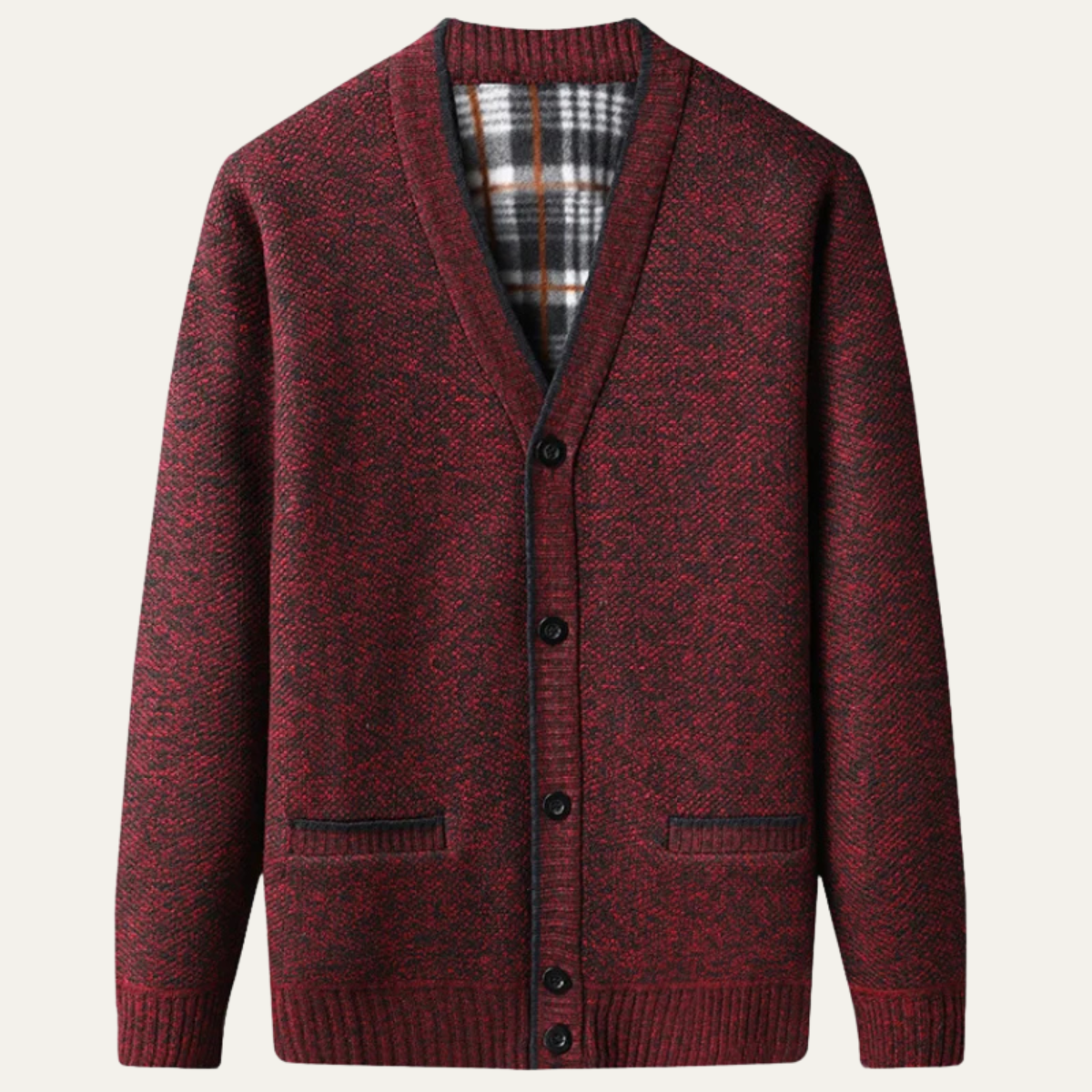 The Inverness - Cardigan Classique en Tricot Doux pour Hommes