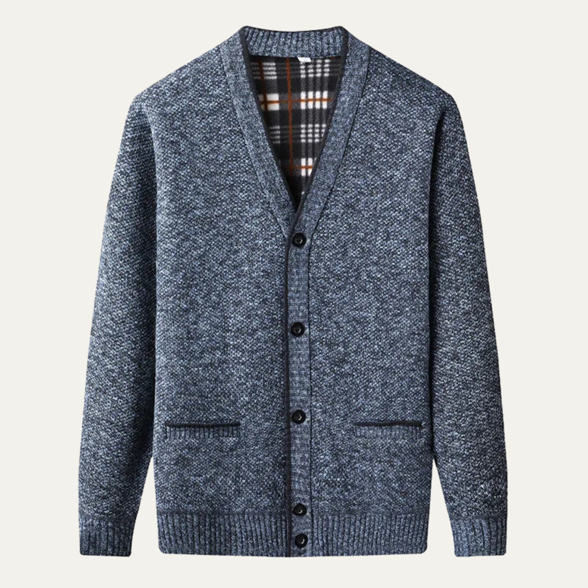 The Inverness - Cardigan Classique en Tricot Doux pour Hommes
