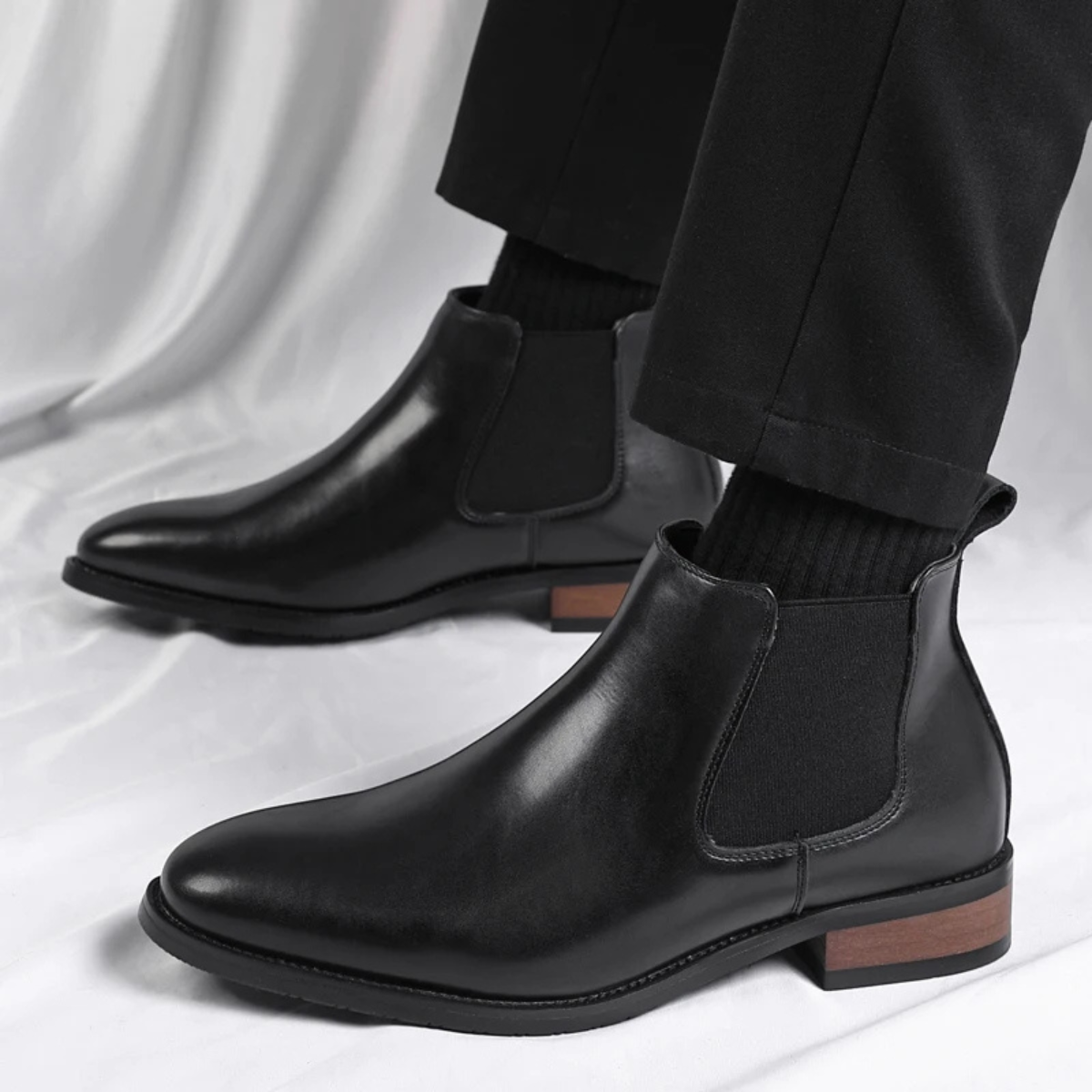 The Treviso - Bottes Chelsea Ankle en Cuir Intelligent pour Hommes