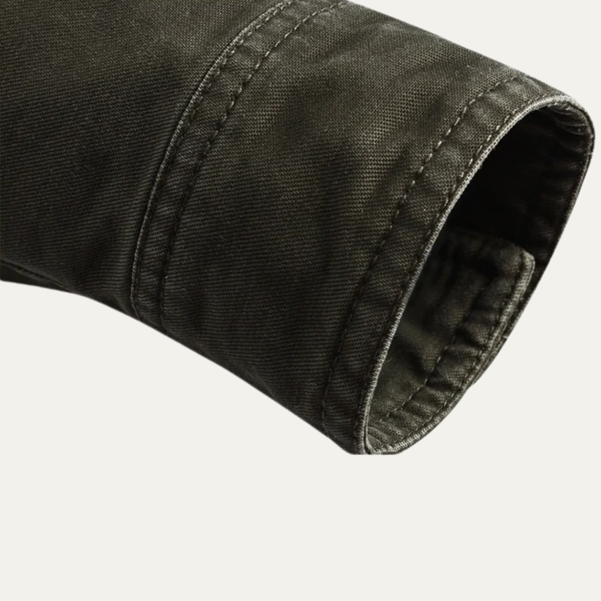 The Aberdeen Veste cargo tendance en coton avec poches pour homme