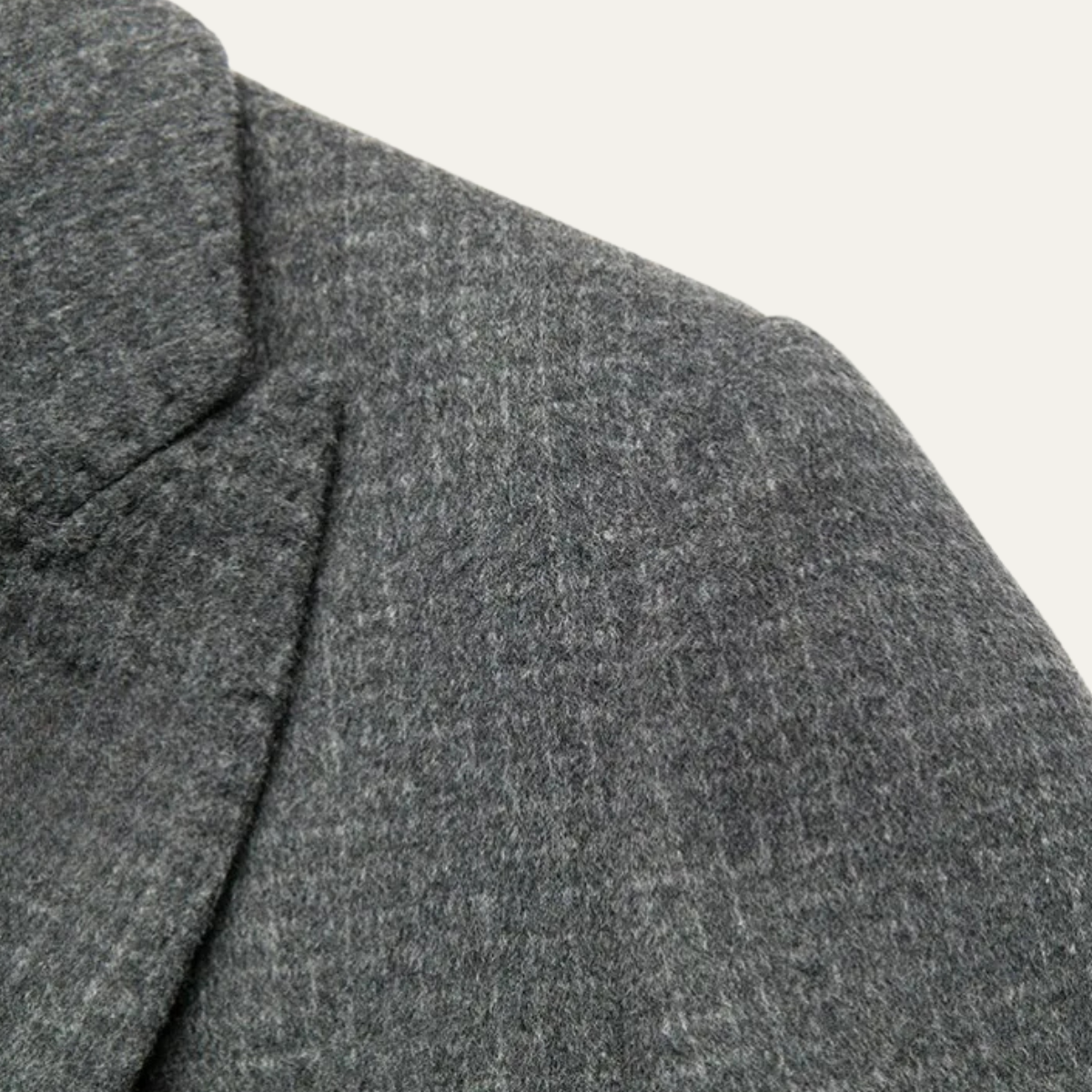 The La Villa - Manteau classique double face en laine pour homme