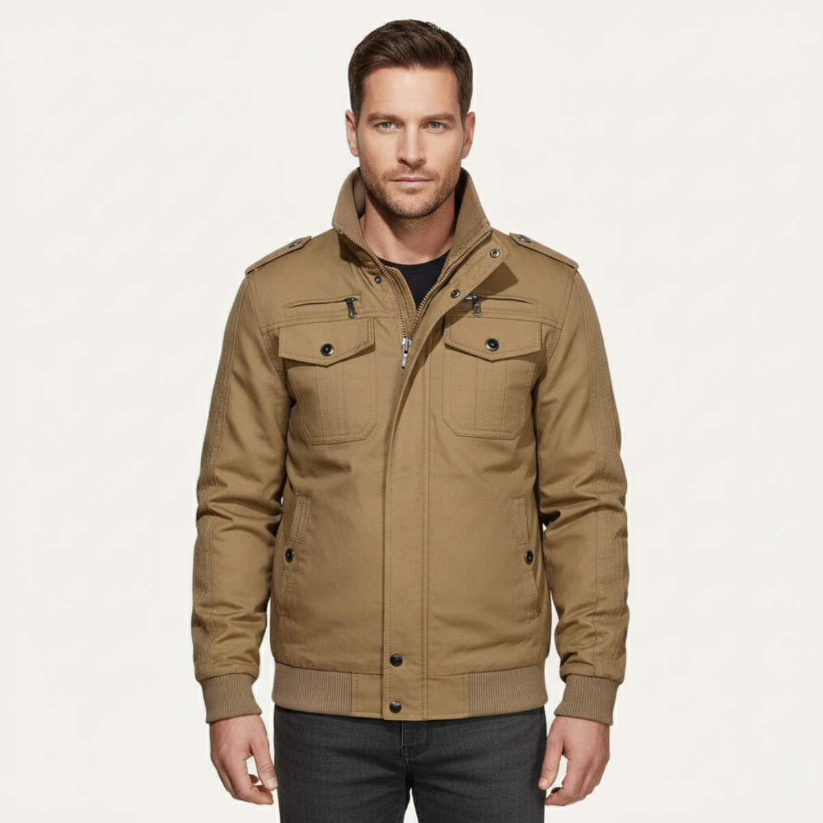 The Fairfax - blouson aviateur pour homme avec doublure en polaire