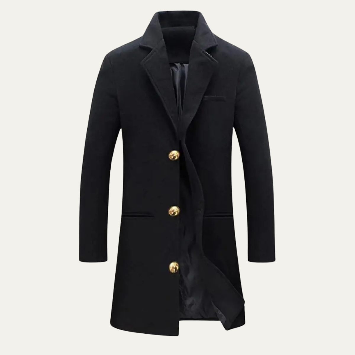 The Wandsworth - Manteau Élégant en Laine Mélangée pour Hommes