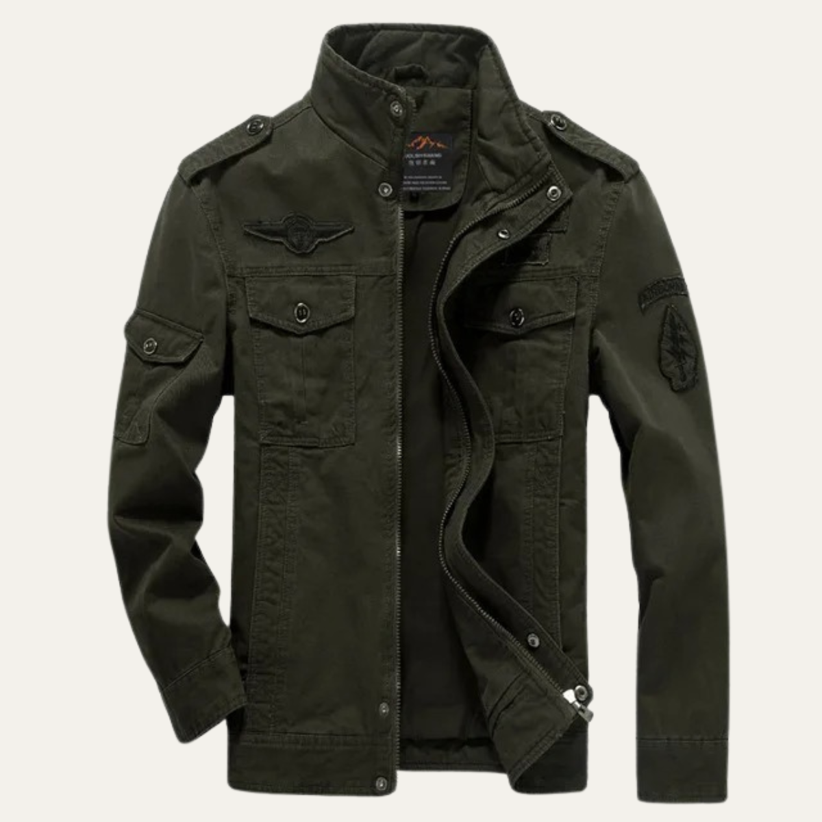 The Aberdeen - Veste cargo tendance en coton pour homme avec poches