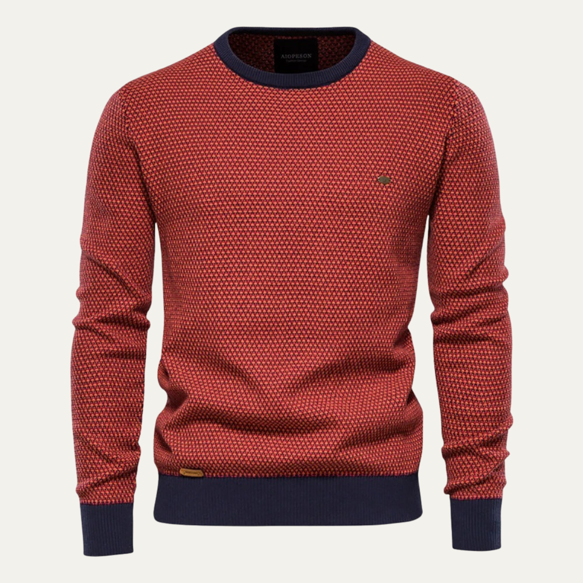 The Anglesey - Pull en maille à col rond décontracté pour homme