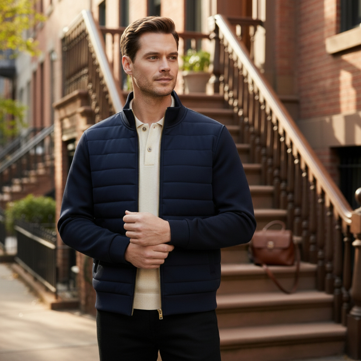 The Vendome - Blouson bomber élégant et décontracté pour homme