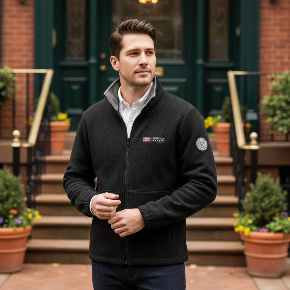 The Oslo - Veste pour homme doublée de polaire chaude