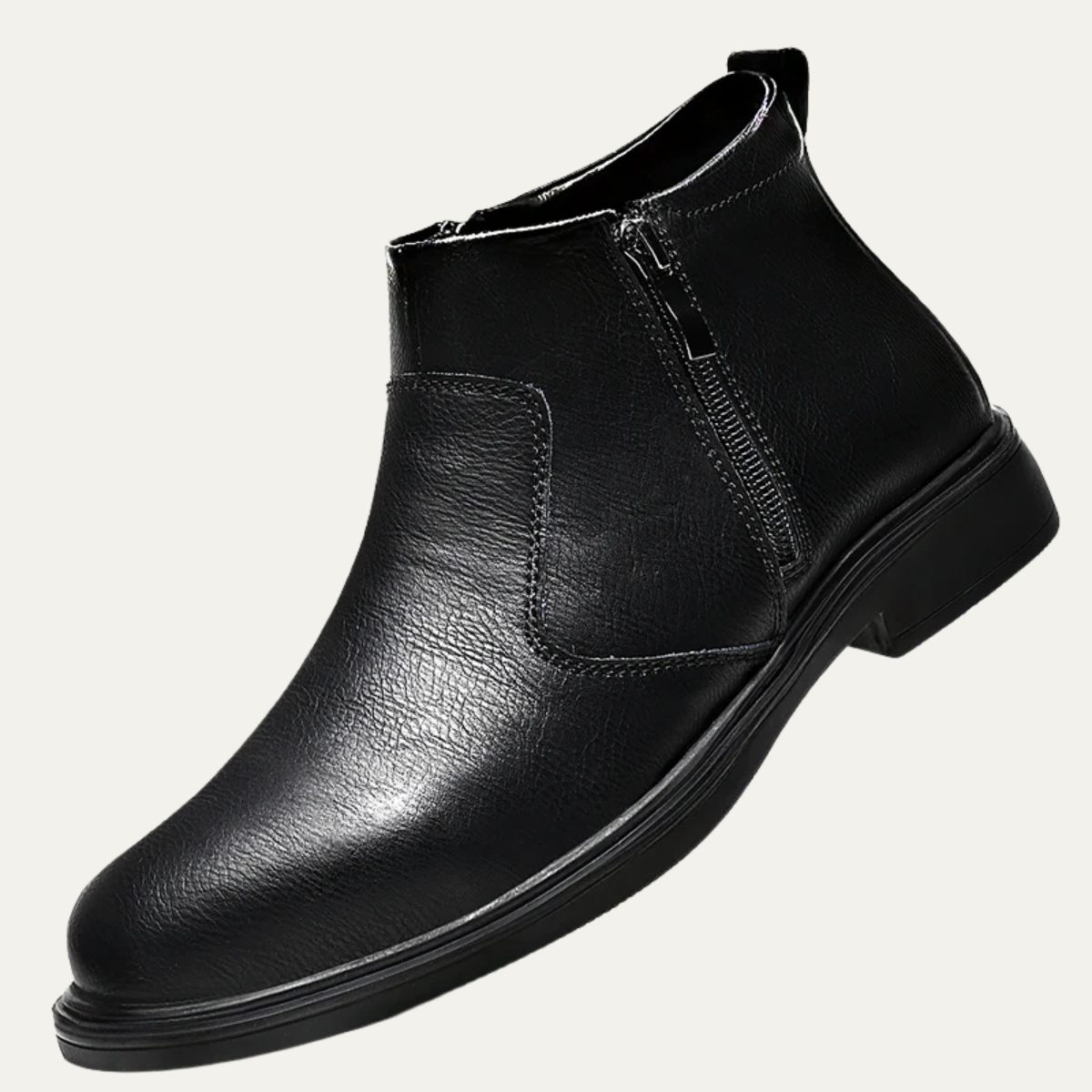 The Copperfield Bottines Décontractées en Cuir pour Homme avec Fermeture Éclair Latérale