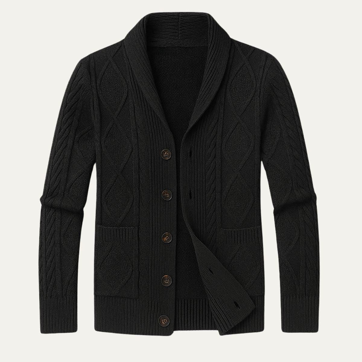 The Winchester Cardigan 100 % cachemire pour homme