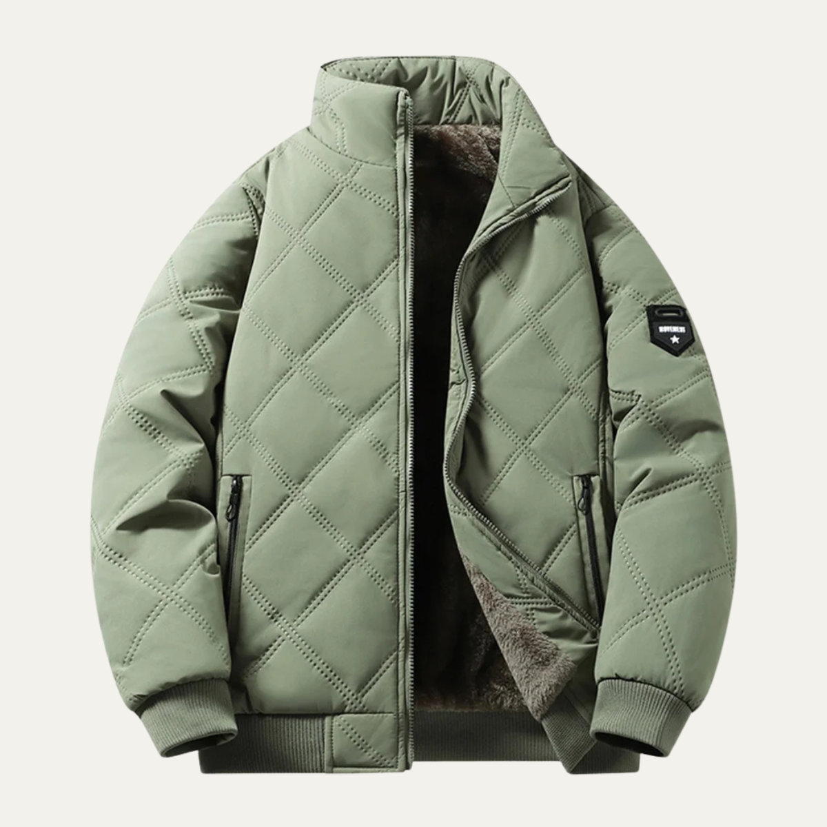 The Alston - Veste matelassée à doublure polaire thermique pour homme