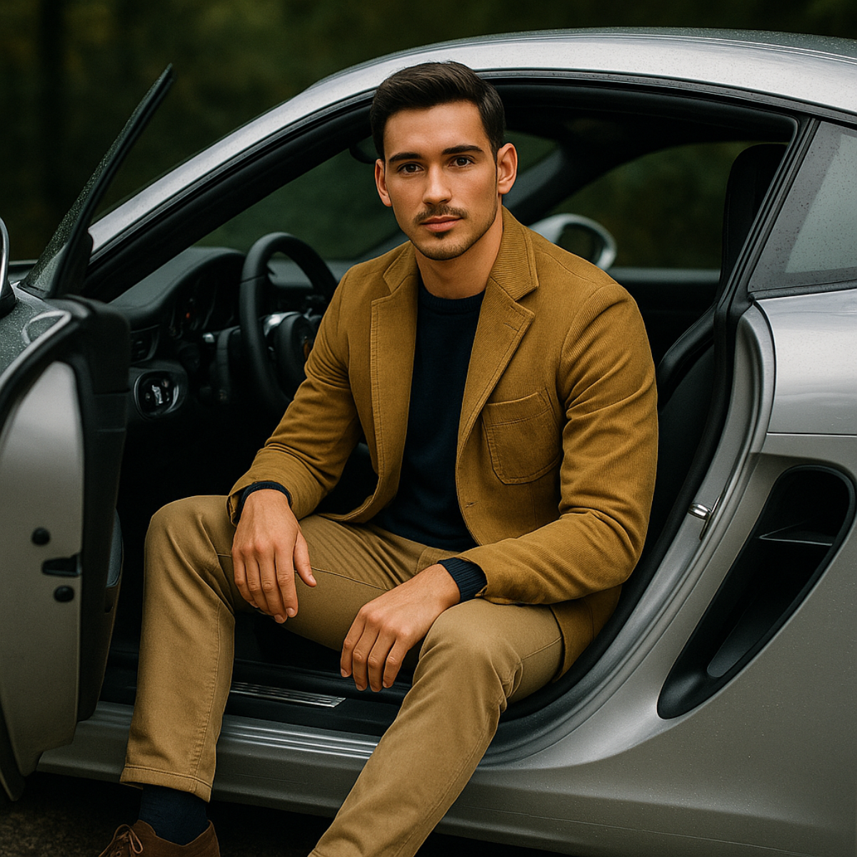 The Reykjavik Blazer en coton pour homme, style coupe-vent avec poches