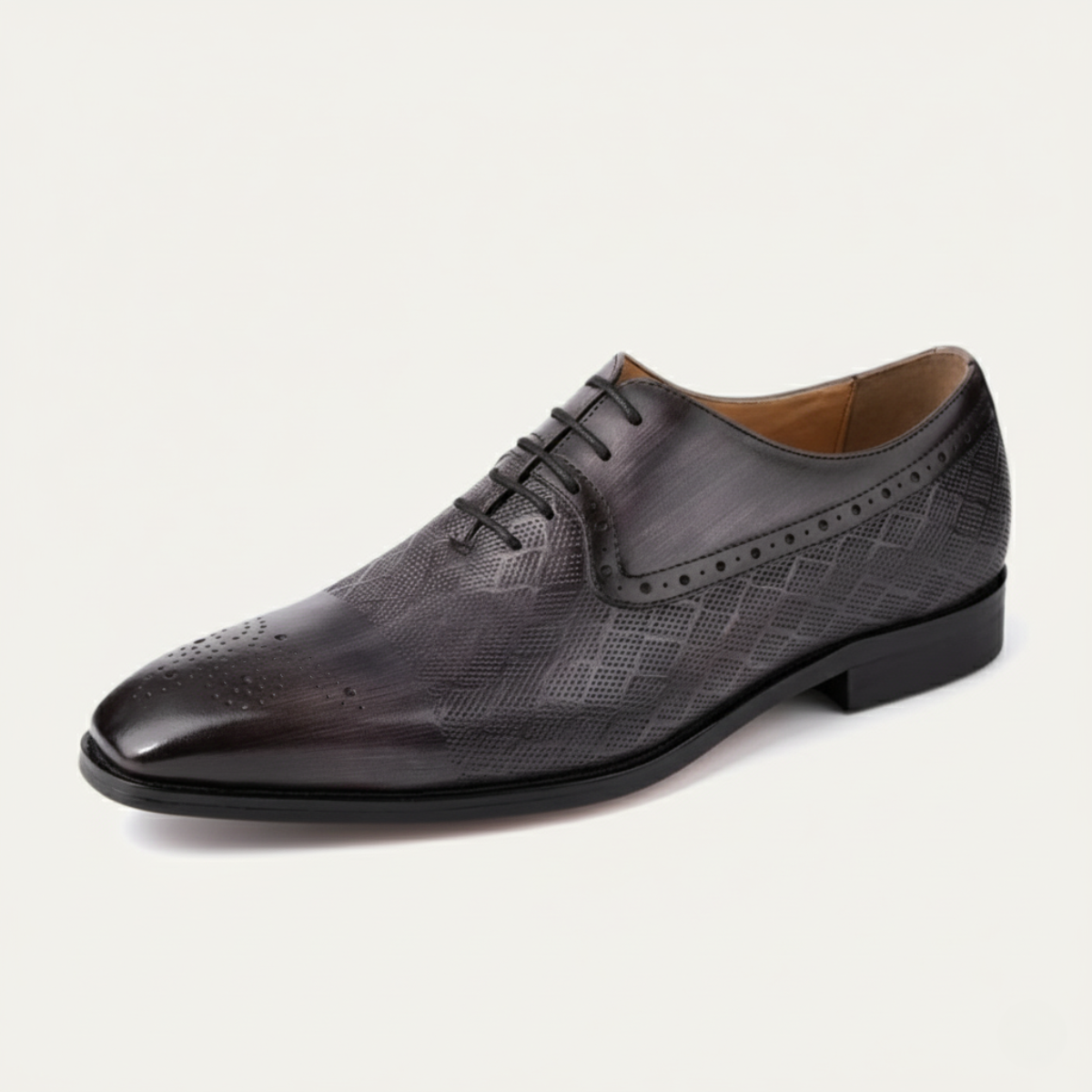 The Bolzano - Les Chaussures de Ville en Cuir pour Hommes – Chaussures à Lacets Élégantes