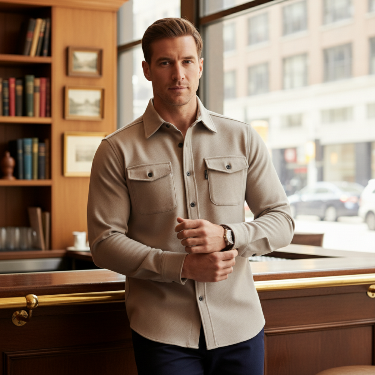 The Ascoli Piceno Veste oversize à manches longues pour homme