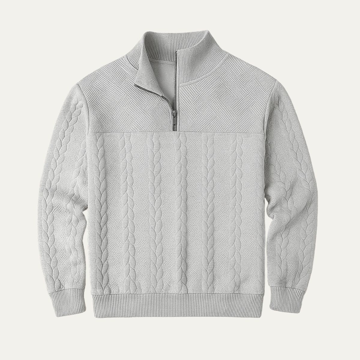 The Amalfi Pull demi zip pour homme à col zippé